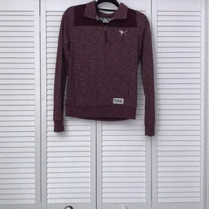 Pink Victoria secret quarter zip
